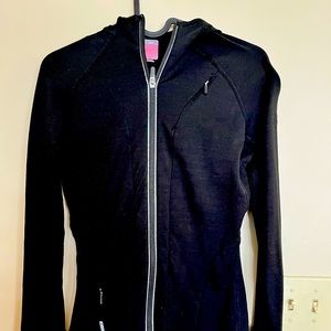 Vintage Icebreaker Quantum Hooded 260 Wool Zip sweater